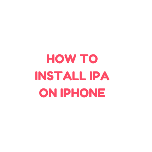 install ipa on iphone